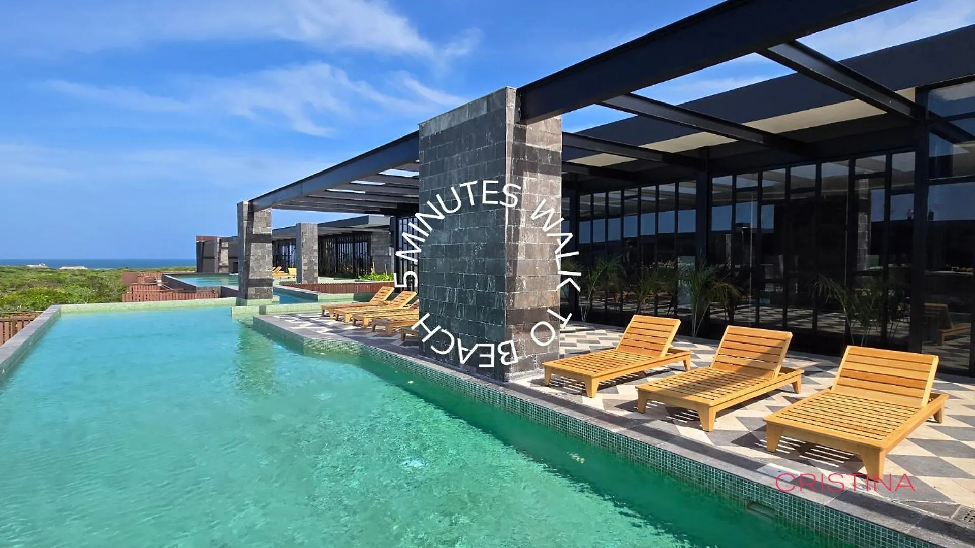 Apartment With Private Jacuzzi, Rooftop Pools & Free Beach Club トゥルム