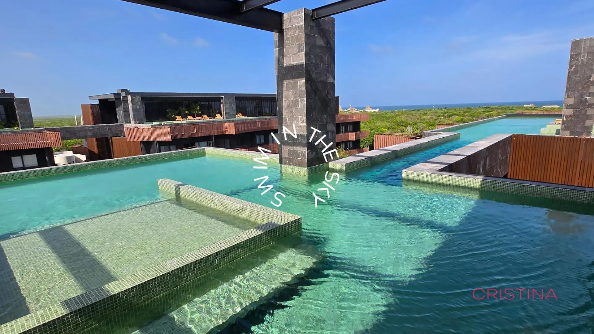 Apartment With Private Jacuzzi, Rooftop Pools & Free Beach Club トゥルム 0*,